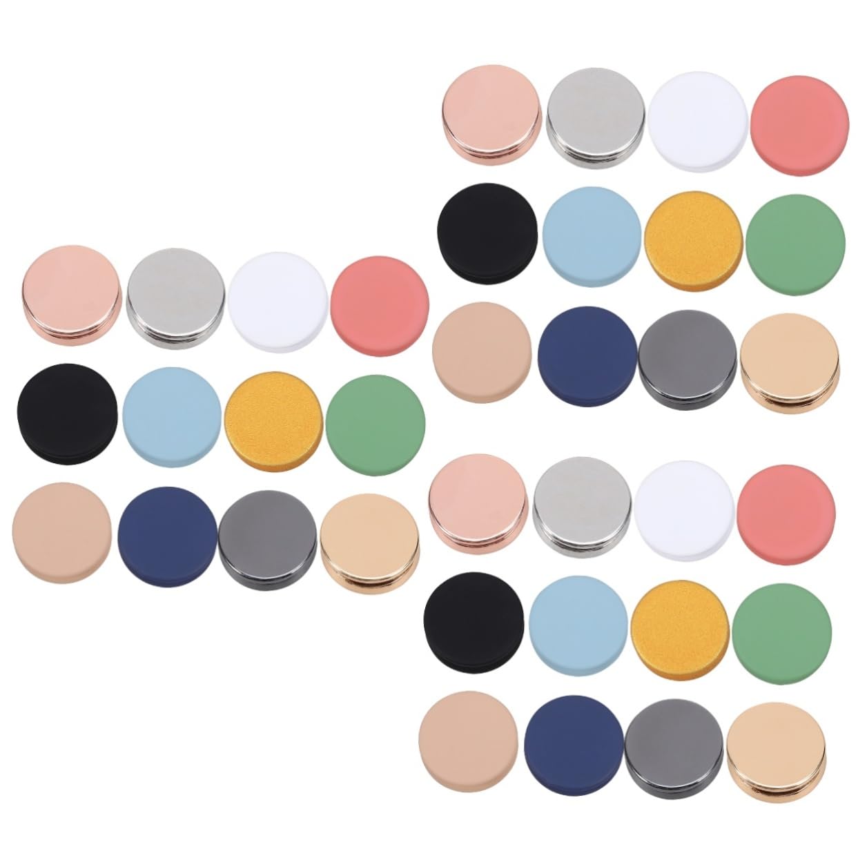 SEWACC 36pièces Épingles Magnétiques Pour Hijab De Boutons Réutilisables Magnet Accessoires Élégants Pour Foulards Et Châles Pour Célébrations Et Événements Spéciaux