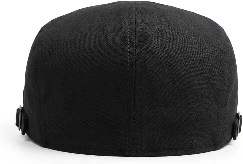 Vintage Cotton Ivy Flat Cap – Lightweight Adjustable Driving Hat for Men & Women, Classic Newsboy Style for All Seasons