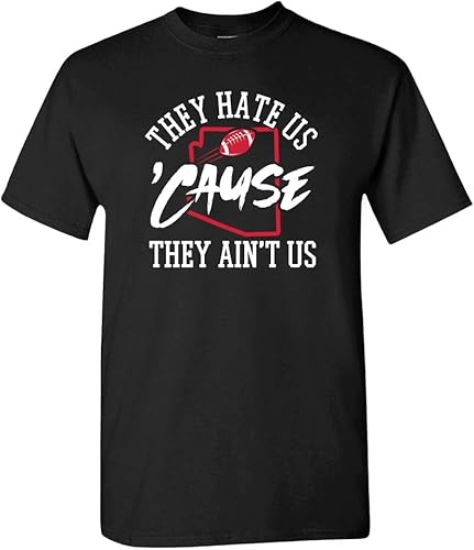 Xtreme Apparrel They Hate Us 'Cause They Ain't Us Men's T-Shirt for Football Fans