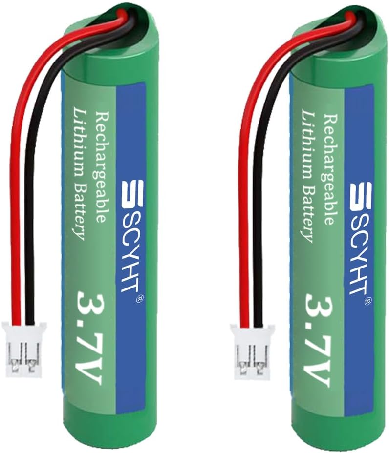 Lithium Battery 3.7V 2000mAh 2300mAh Rechargeable Battery 3.7V Li-ion Batteries with XH Port PH Port for Emergency Light Bluetooth Speaker Radios,3.7v2000mah ph 2pack