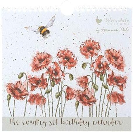 Wrendale Designs - 'The Country Set' Birthday Calendar