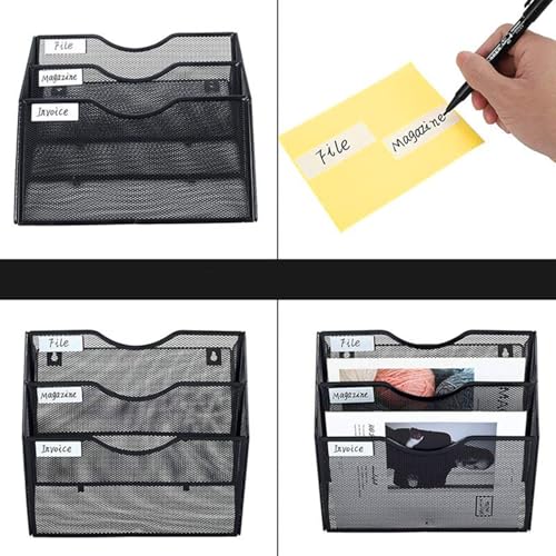 Unité de rangement à panneaux et système de porte-documents pour bureau - 5