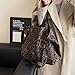 Imagen de BAUIOREAD Bolso Hobo con estampado de leopardo de gran capacidad para mujer