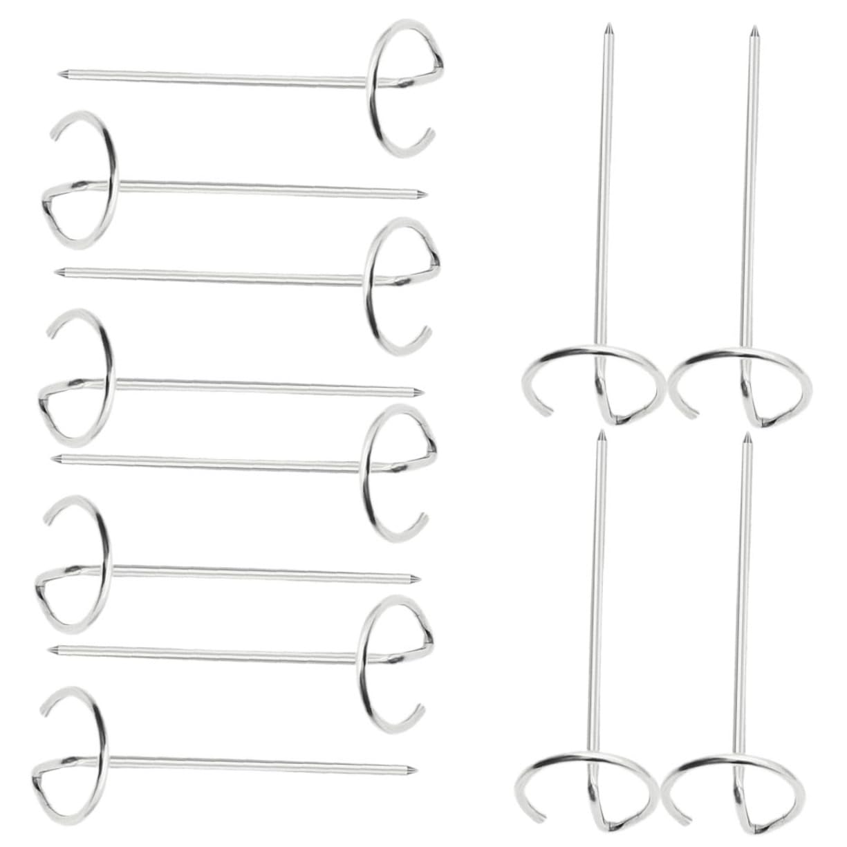 INOOMP 40pezzi Spiedini Inossidabile Per Friggitrice Ad Aria Spiedini Riutilizzabili Per Bbq e Grigliate Accessorio Verticale Per Cottura Uniforme Di Pesce e Verdure