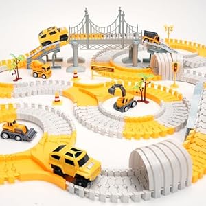 Habuddy 329 Stück Rennbahn-Set ETC