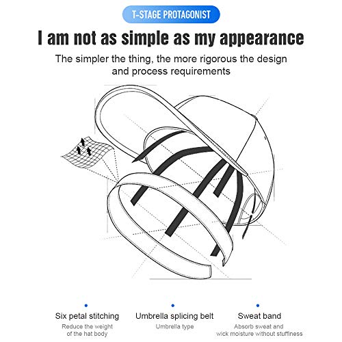 Boné de Proteção Solar, Ajustável, vermelho - OYJJ