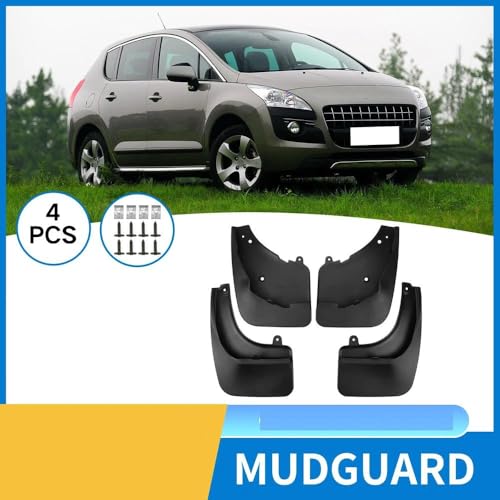 Bavettes Peugeot 3008 anti projection de gravillons pour modèles 2008 à 2015