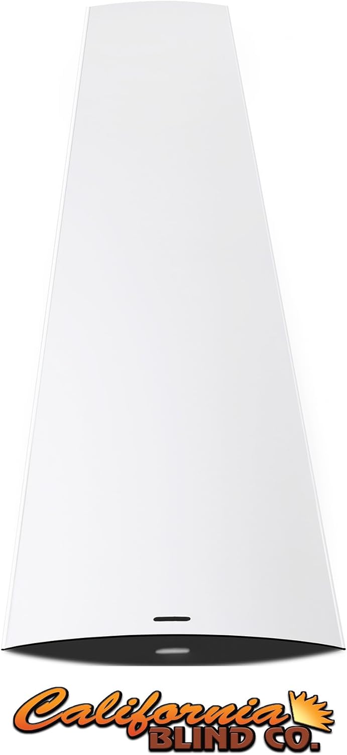 Vertical Blinds Replacement Slats Heavy Duty PVC Smooth Curved (White) You Pick Size and Quantity (94.5 Inches) (125 Slats)