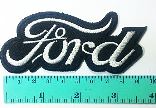black Ford Racing Sport Automobile Car Motorsport Racing Logo Patch Sew Iron on Jacket Cap Vest Badge Sign