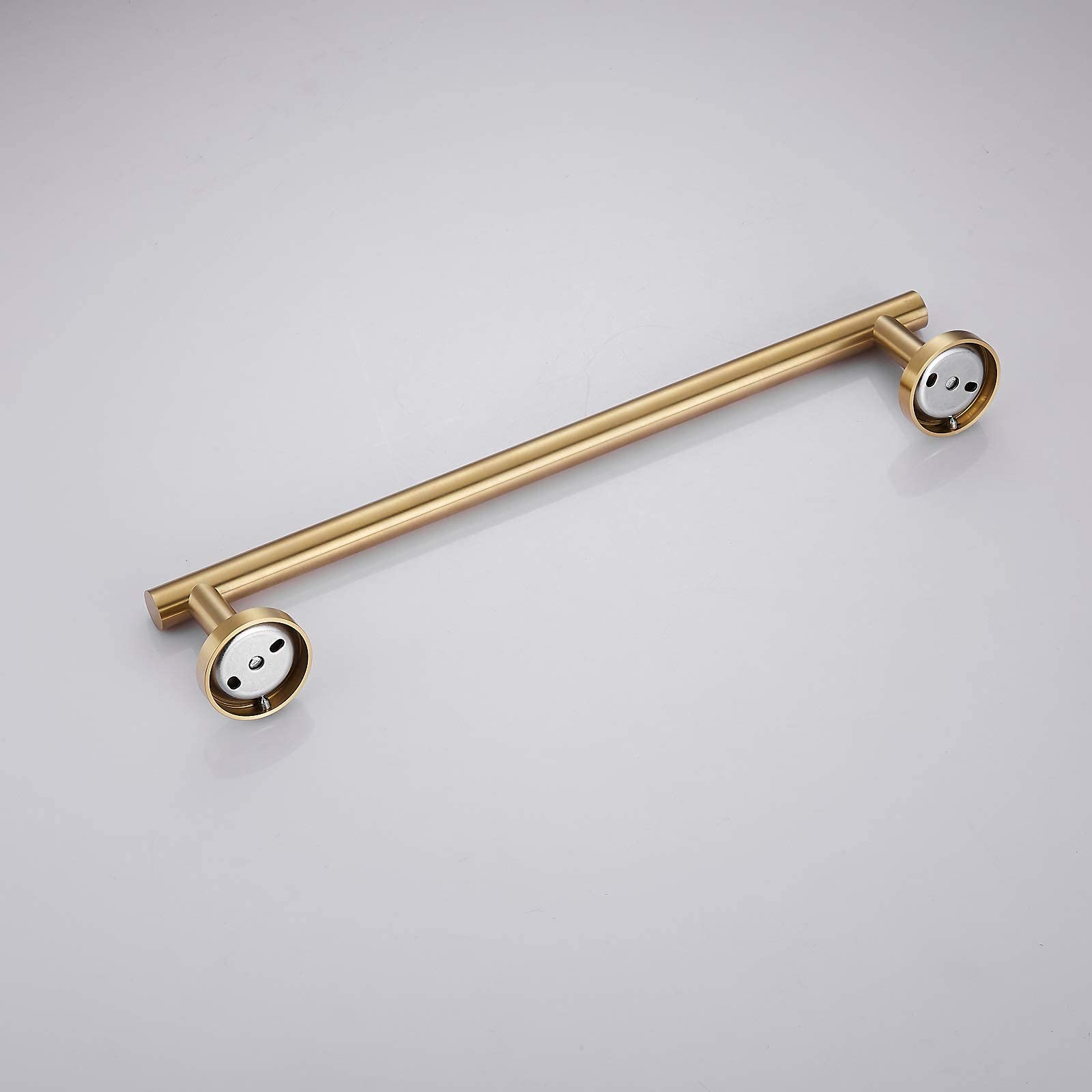 Portasciugamani Da Bagno Alise GJF070-G, 71 Cm, In Acciaio Inox SUS304, Finitura Oro Spazzolato, Montaggio A Parete Orizzontale O Verticale