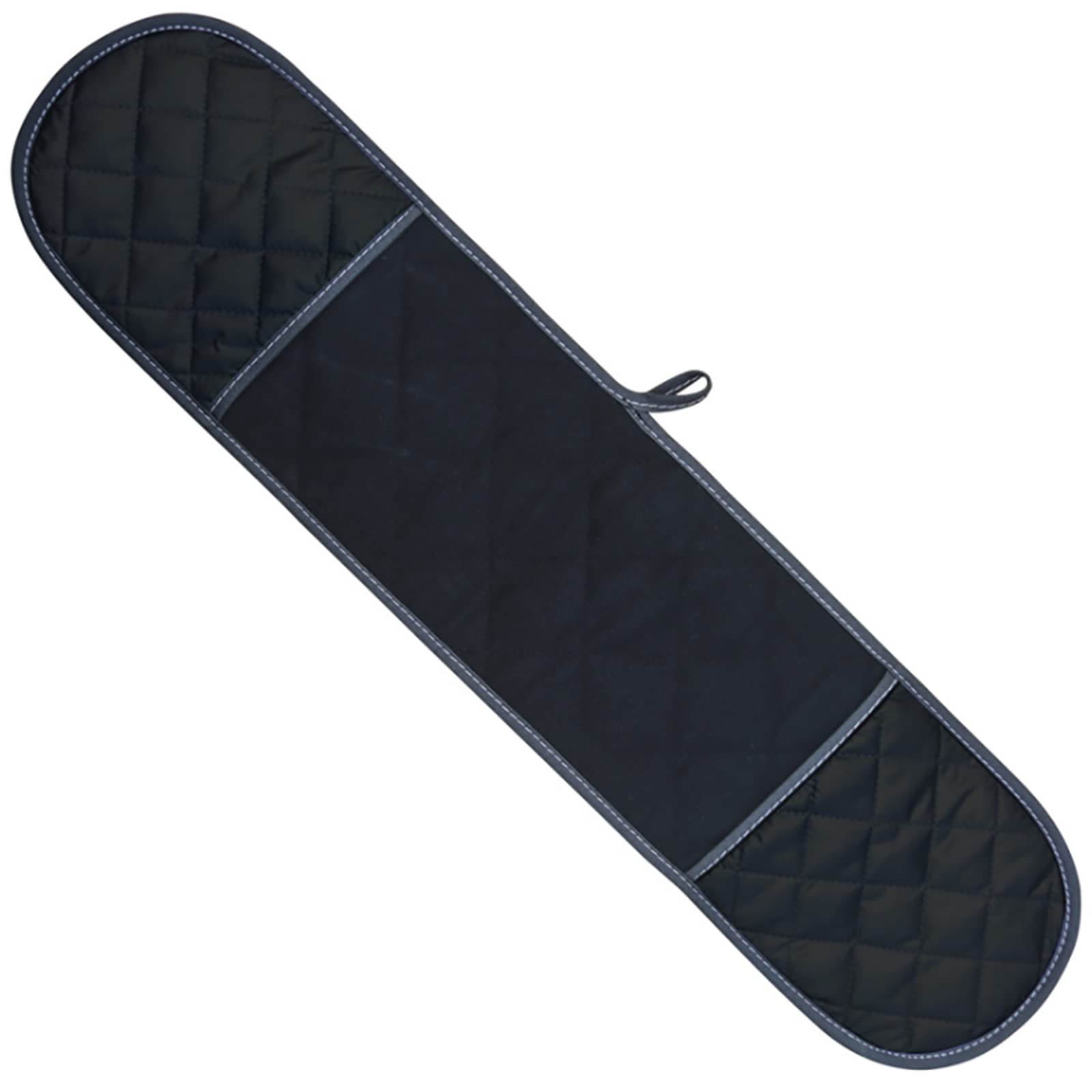 Gants de protection thermique double coton épais isolant noir pour la cuisson