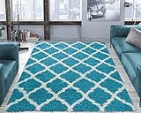 Ottomanson Collection shag Trellis Area Rug, 3'3