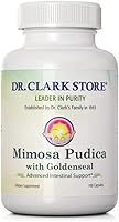 Vista 1 de Dr Clark Store Mimosa Pudica & Goldenseal - 100 cápsulas, apoya la salud digestiva, el equilibrio intestinal y el apoyo inmunológico