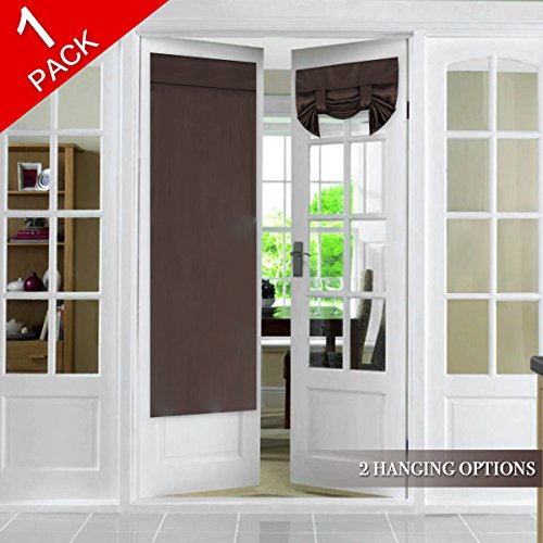 Tricia Window Door Curtain French Door Curtain Panel - Rod Pocket Blackout Drapes
