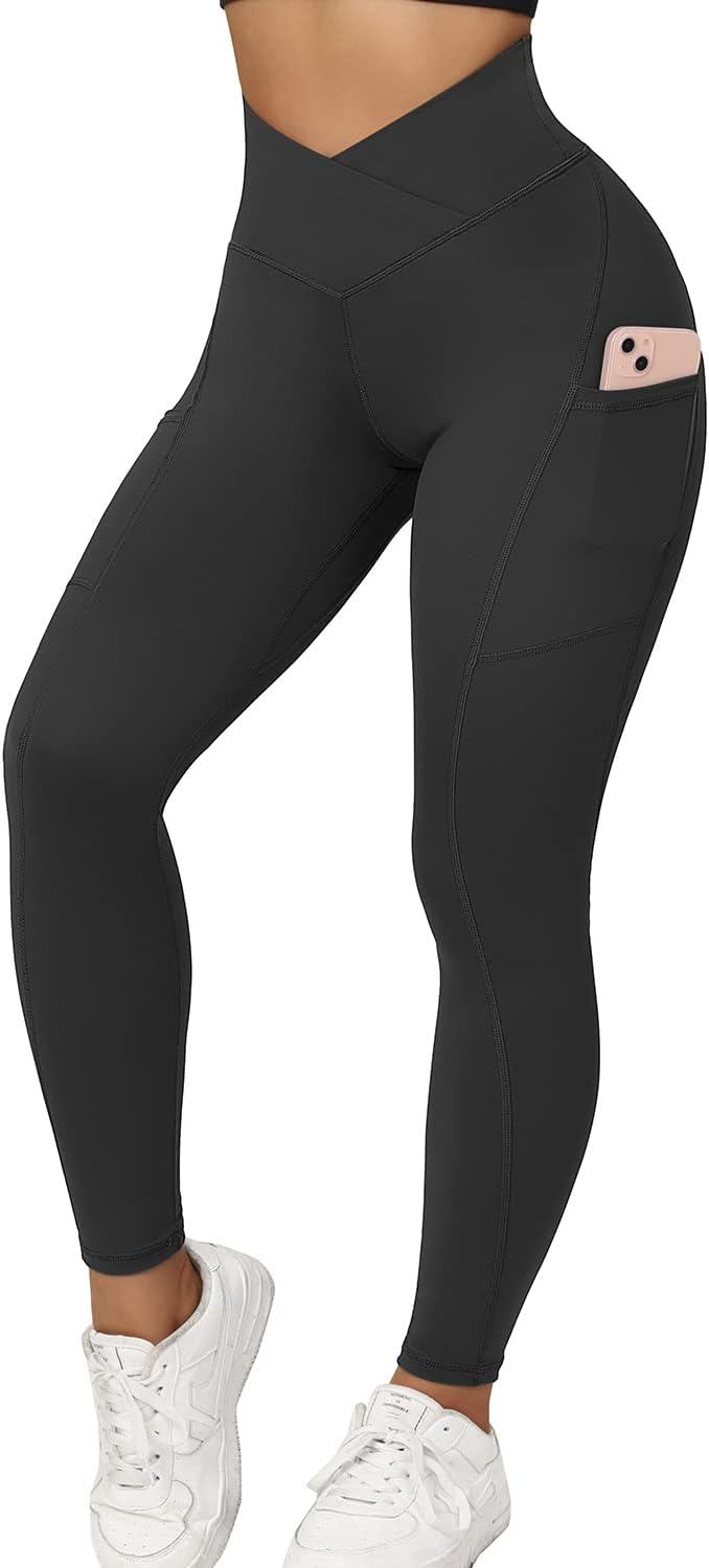 RUUHEE Women V Cross Waist Scrunch 