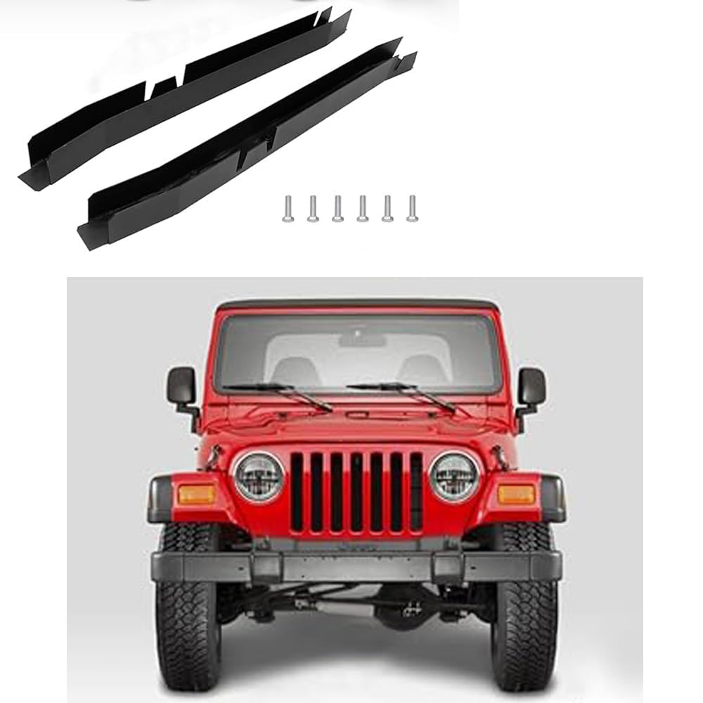 Photo 1 of WRLWY 2-Pack Driver & Passenger Side Center Skid Plate Frame Rust Repair Kit for Jeep Wrangler TJ (1997-2002)