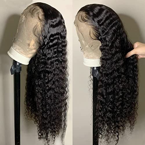 Deep Wave Lace Front Wig 13x4 HD — 18" 200 Density