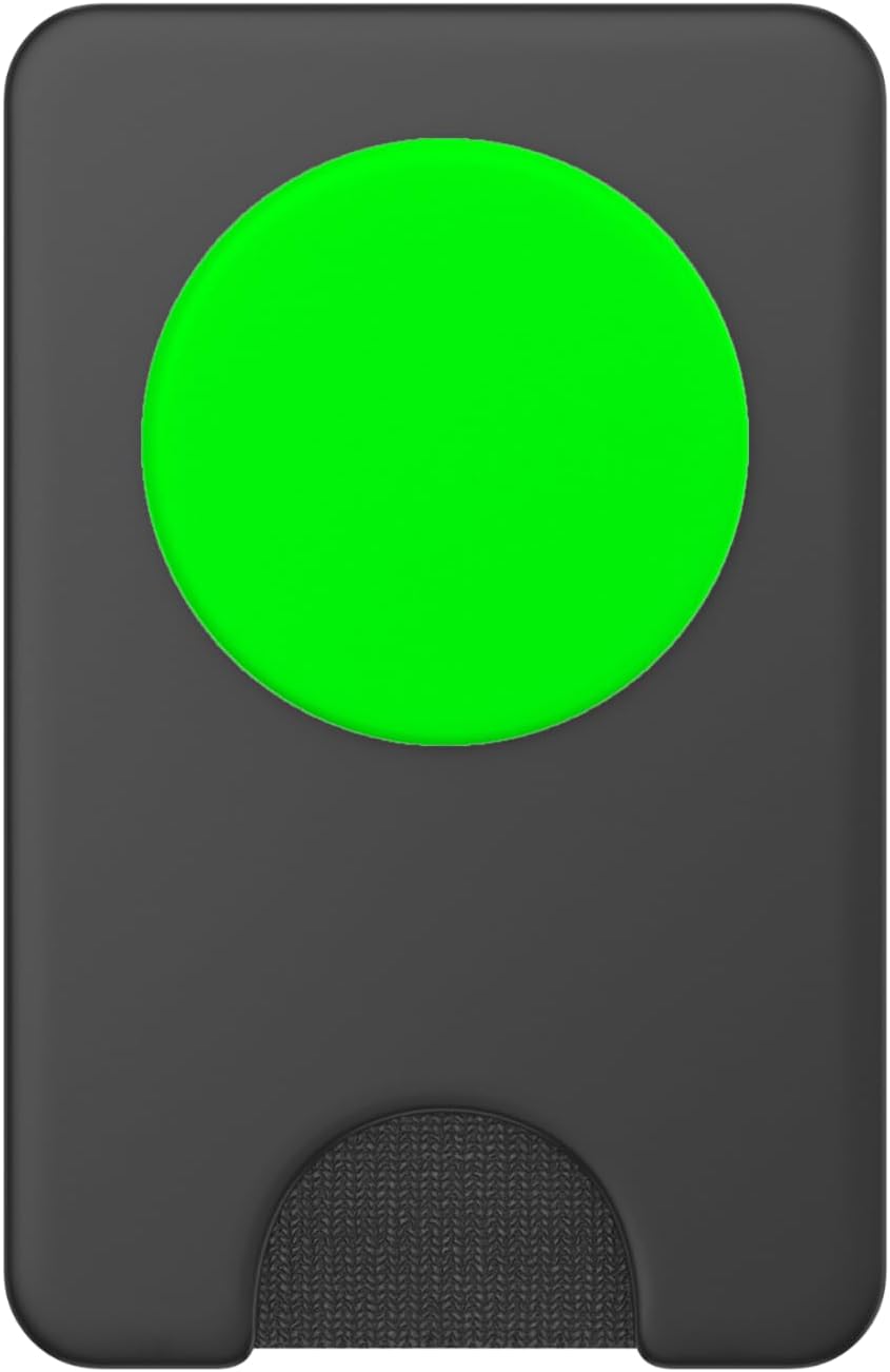 PopSockets Phone Grip with Expanding Kickstand - Neon Green PopSockets PopWallet for MagSafe