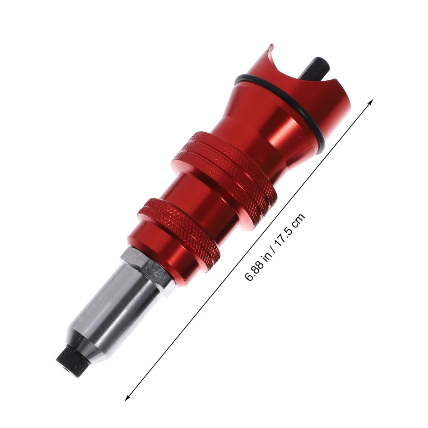 Adaptador para Remachadora Eléctrica Inalámbrica Cabezal de Aleación de Aluminio, Juego de 3 Tamaños (2,4 Mm, 3,2 Mm, 4,0 Mm) para Taladro de Impacto, Pieza de Repuesto