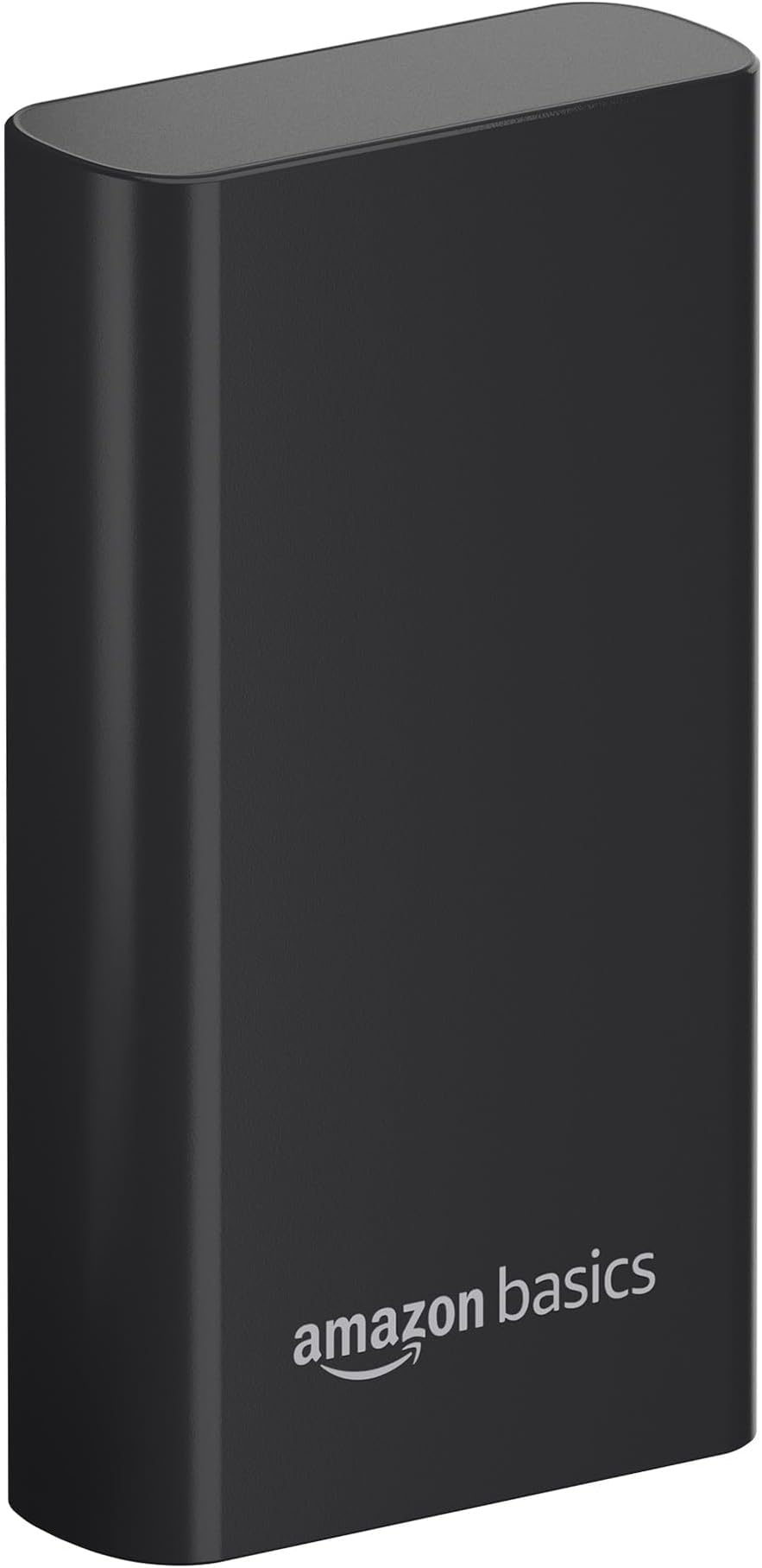 Amazon Basics 20000 Mah 22.5W Fast Charging Power Bank with Cable | Mixed Output Ports (USB-A + Type-C) | Dual Input Ports | Lithium Polymer Power Bank | Compact Metal Body (Black)