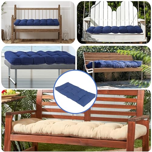 Coussin banc imperméable résistant aux intempéries pour jardin 150x60