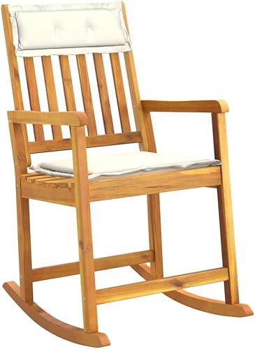 Miniatura 3 de Mecedora con cojines Sillas para Comedor Sillas para Balcón al aire libre Sillas para Comedor para estudio de patio, playa, sala de estar