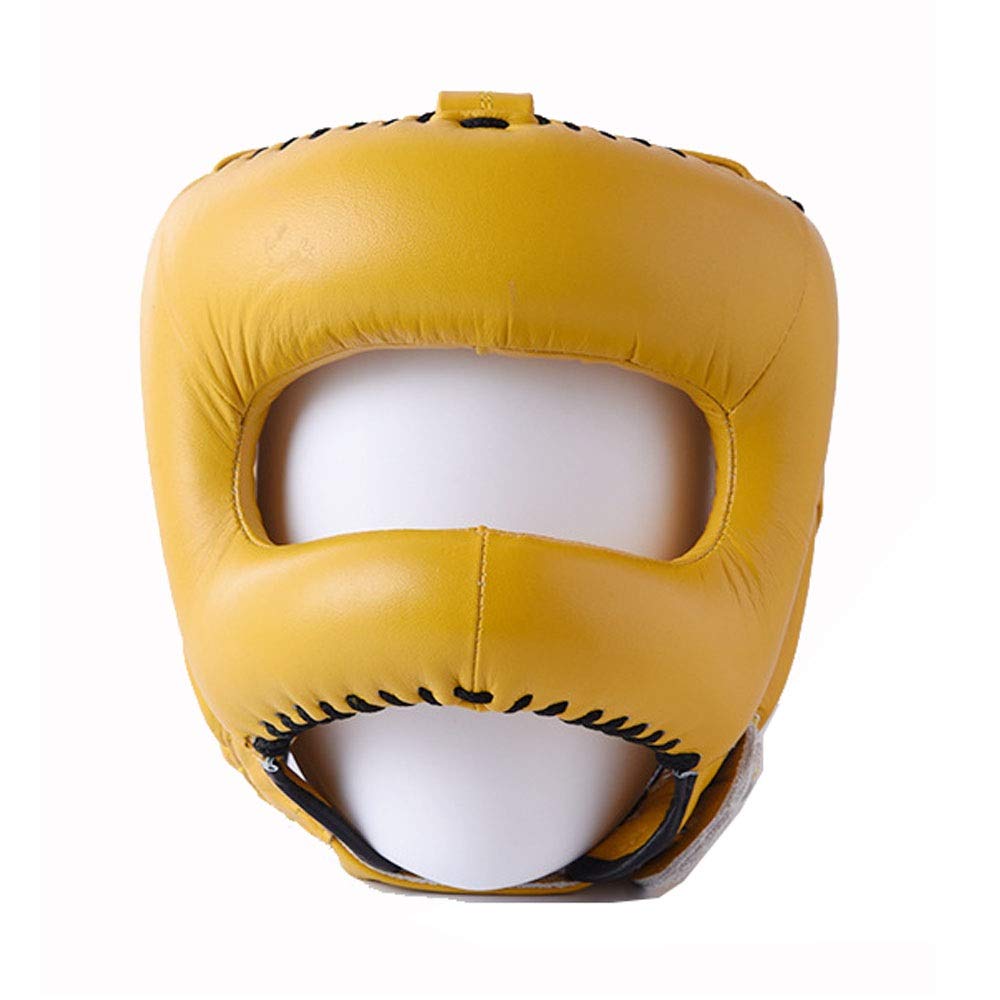 Amazon | 格闘技 頭部保護 ヘッドガード格闘ヘルメットレザー