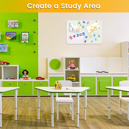 Poplopp POPLOPP-CB-001 Magnetic Board For Wall For Magnets, Refrigerator, Cubicle, Cabinet. 17.7 Inch X 11.8 Inch Magnetic Bulletin Board thumb #5