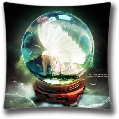 DIY Design Shiny Home Decorative Custom Little Angel Pillow Case 18"X18"(two sides),SDI9334