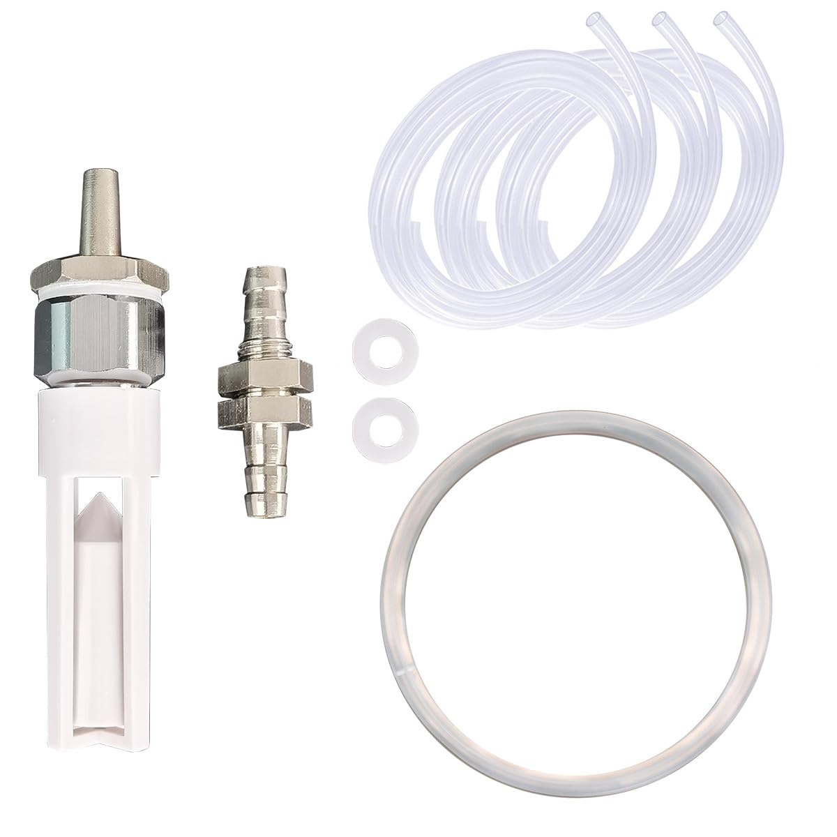 HantopMilking Machine Accessory 3 Milk Hose and Bucket Lid Replacement Set (for 6L)