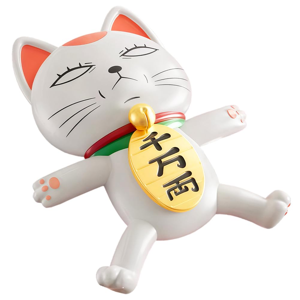 Zhongkaihua Turbo Granny Figure Cute White Cat Action Figure 15 CM Anime Pvc Model Statue Christmas Home Car Desk Decoration Ornament Birthday Gift For Fans — image 1