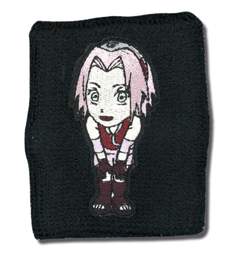 Sweatband - Naruto Shippuden - New Sakura Black Toys Anime ge8704