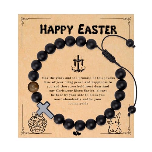 Image of Smilelife Easter Gifts for Teen Girls & Women - Bunny Beaded Bracelet Set - Perfect Easter basket stuffers