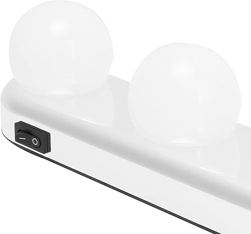 Miniatura 8 de Cyrank Luces de tocador para espejo, luces de maquillaje portátiles para baño, vestidor, luces de espejo de tocador profesionales