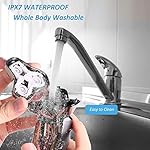 Electric Shaver for Men Wet and Dry Waterproof, Electric Razor Cordless Men's 3D Rotary Shavers Rechargeable Beard…