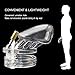 Raycity Male Chastity Cage Device 13 (Clear, Short)