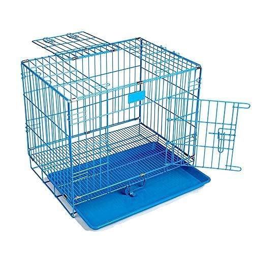 Image of Dog Trust Dog cage Double Door with Removable Tray (30 inch Purple cage)