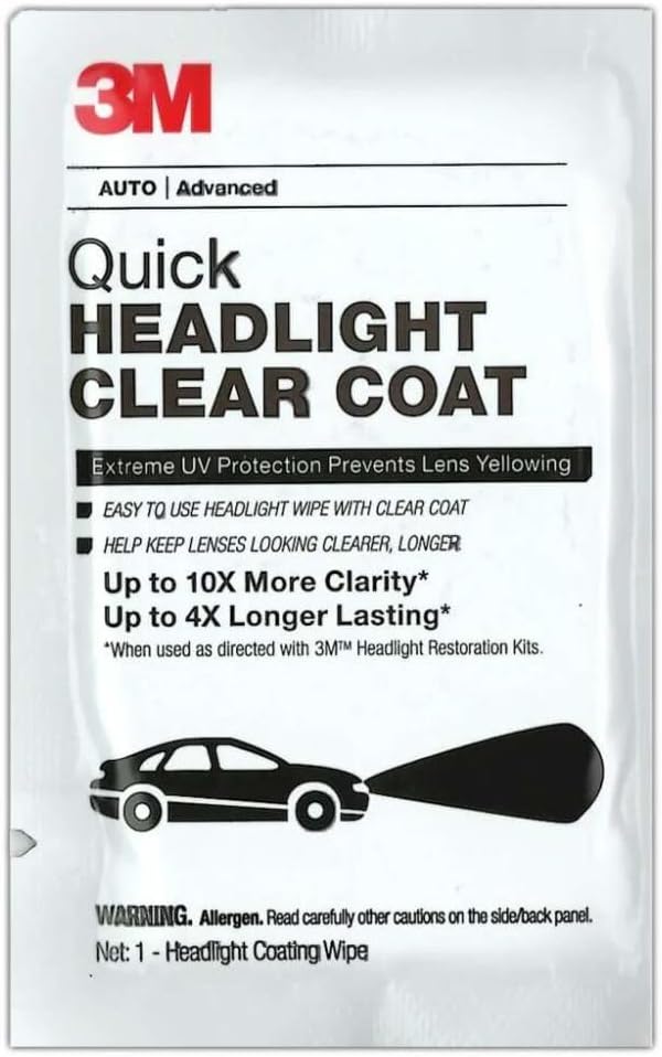 3M Headlight Clear Wipes 40/BX (3M-32516)