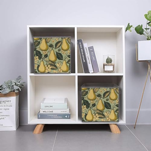Boîtes de rangement pliables motif poire pour harmoniser vos placards