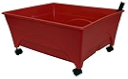 Emsco Group Bountiful Harvest Raised Bed Grow Box – Self Watering and Improved Aeration – Mobile Unit with Casters