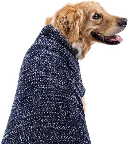 Navy Mix Turtleneck Sweater by Canada Pooch