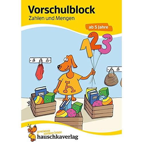 Vorschulblock - Zahlen und Mengen ab 5 Jahre, A5-Block (Übungsmaterial für Kindergarten und Vorschule, Band 627) 13 Vorschulblock - Zahlen und Mengen ab 5 Jahre, A5-Block (Übungsmaterial für Kindergarten und Vorschule, Band 627)