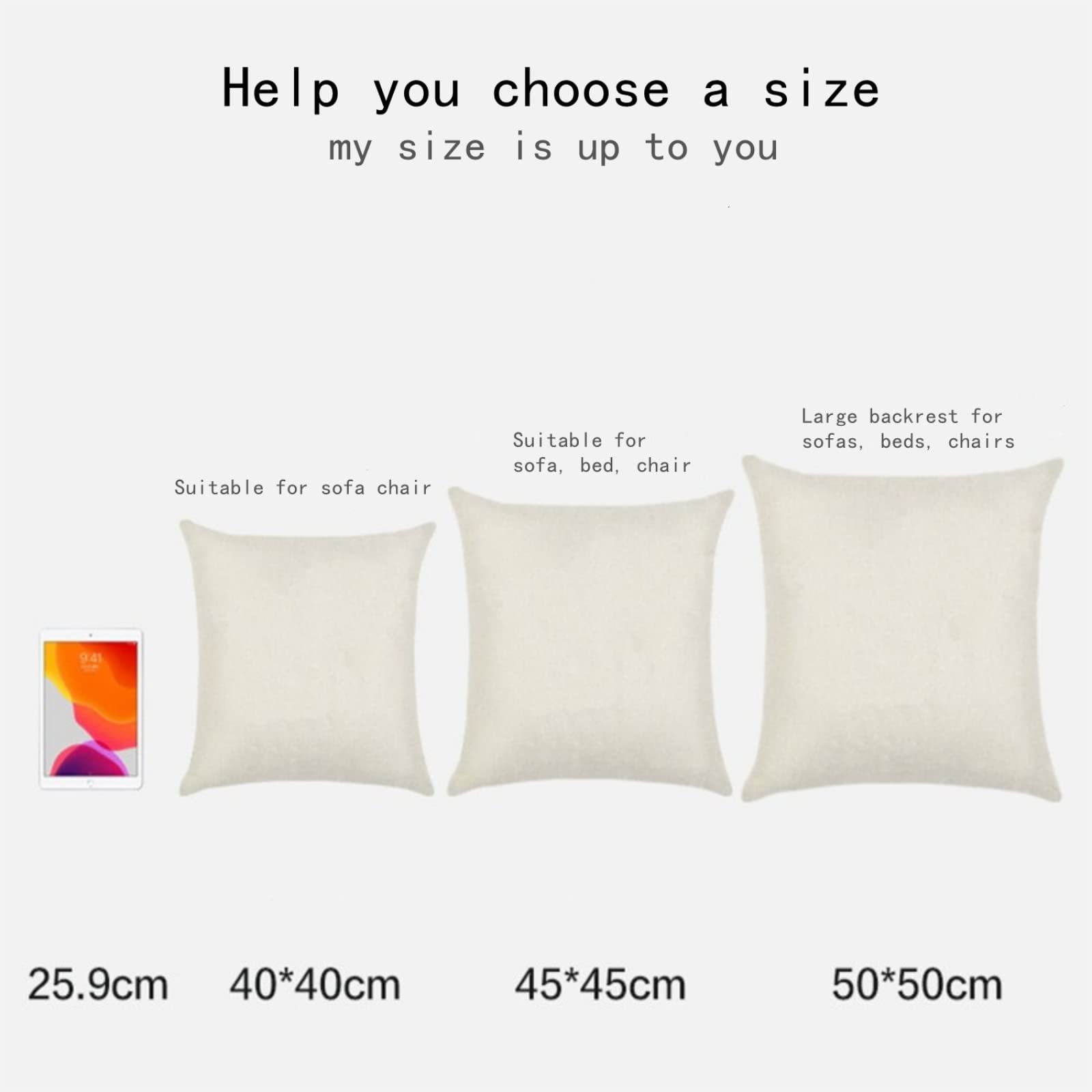 Sofa Fundas Cojines 55x55 Pack de 4 Cuadrado,Funda de Almohada Lino con Cremallera Invisible,Funda de Cojín Decoración para Hogar Sala Cama Jardín Silla Coche-Girasol a Cuadros