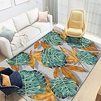 葉模様のベージュカーペット200cm×300cm Amazon｜ホットカーペットカバー 3畳 ラグマット 洗えるラグ 200