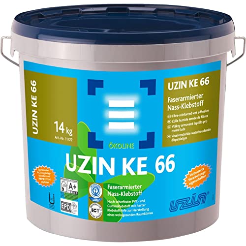 Uzin KE 66 Ökoline - Adhesivo de vinilo/PVC (14 kg)