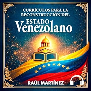 Diseño de la portada del título Curr&iacute;culos para la reconstrucci&oacute;n del estado venezolano