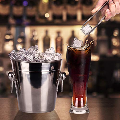 8 Pezzi Pinze per Ghiaccio，Pinze da Zucchero，Pinze...