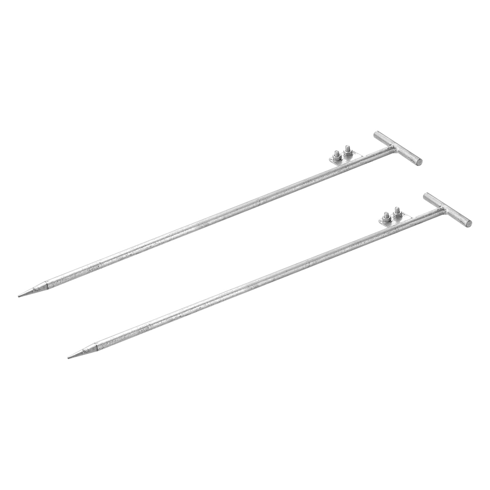 QUARKZMAN 2pz Palo Terra Caldo Zincato 2.6ft 2pz