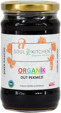 Soul Kitchen Organik Dut Pekmezi 380gr (Soğuk Sıkım) (Şeker İlavesiz)