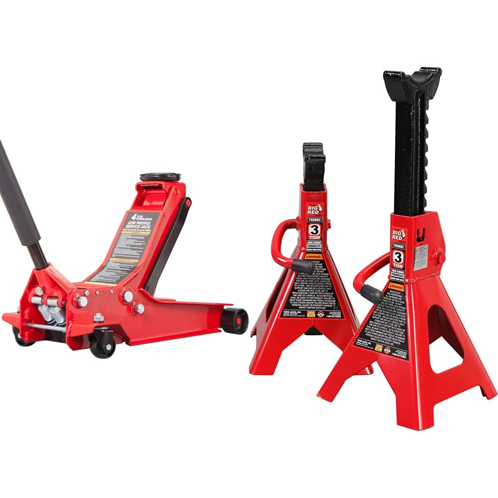 Amazon.com: BIG RED AT84007R Torin Hydraulic Floor Jack (4 Ton) +